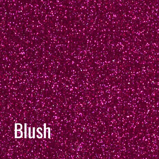 12" Blush Siser Glitter Heat Transfer Vinyl (HTV)