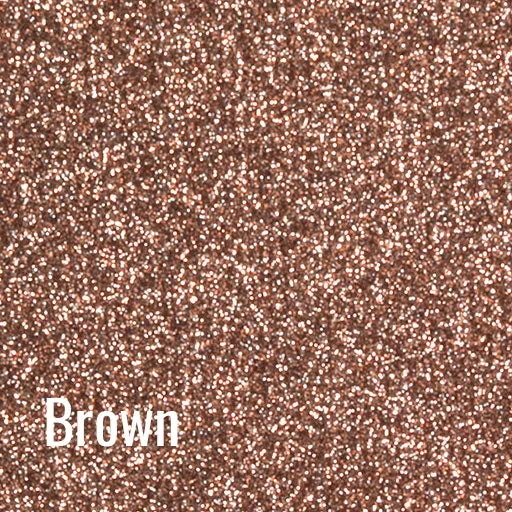 12" Brown Siser Glitter Heat Transfer Vinyl (HTV)
