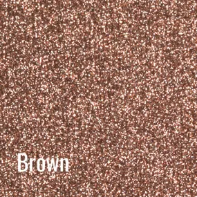 12" Brown Siser Glitter Heat Transfer Vinyl (HTV)