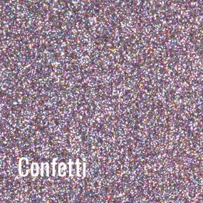 12" Confetti Siser Glitter Heat Transfer Vinyl (HTV)