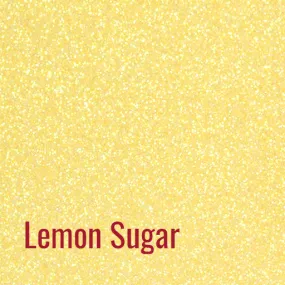 12" Lemon Sugar Siser Glitter Heat Transfer Vinyl (HTV)