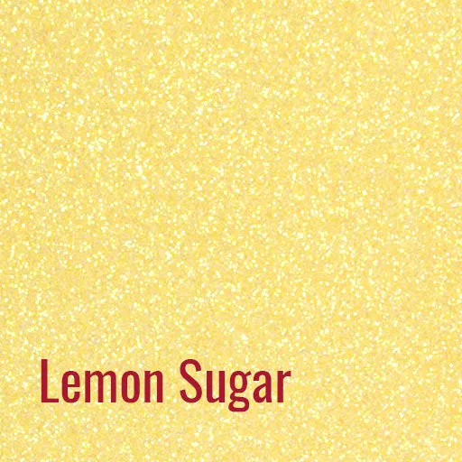 12" Lemon Sugar Siser Glitter Heat Transfer Vinyl (HTV)
