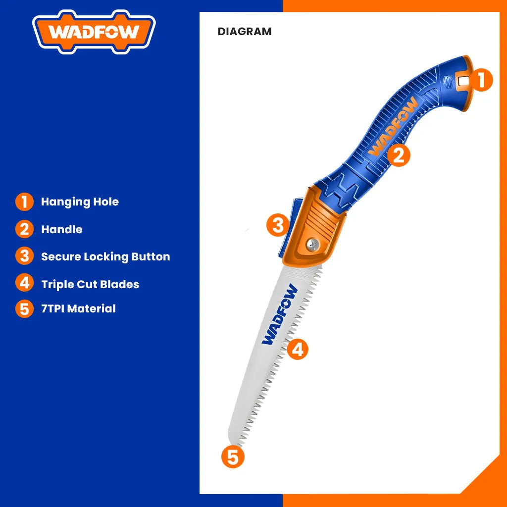 180mm(7") Fast cut and long life Folding Saw