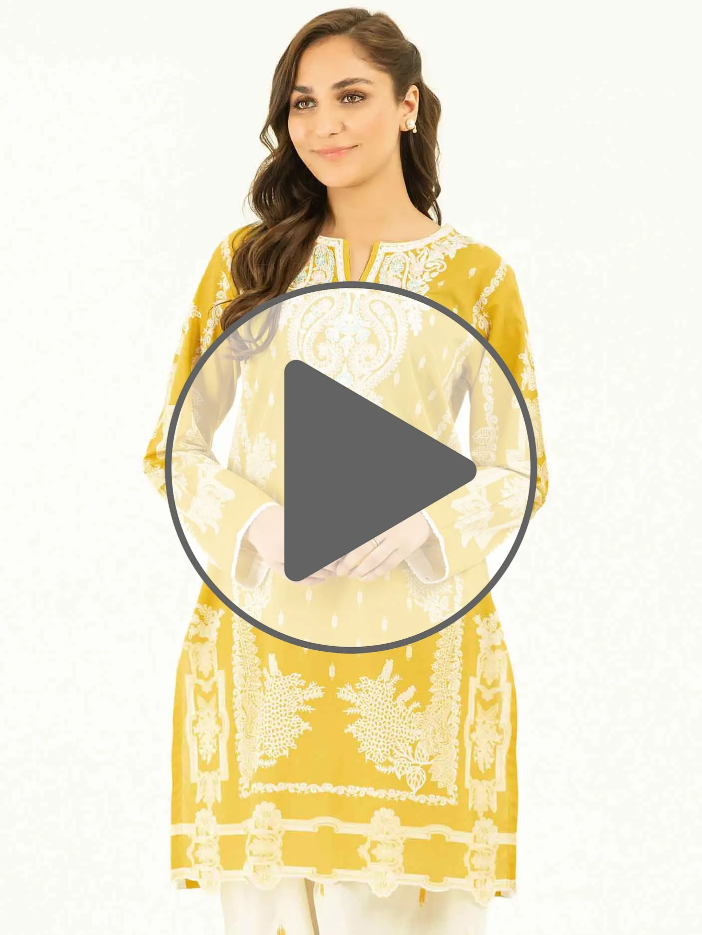 2 Piece Cambric Suit-Embroidered (Pret)