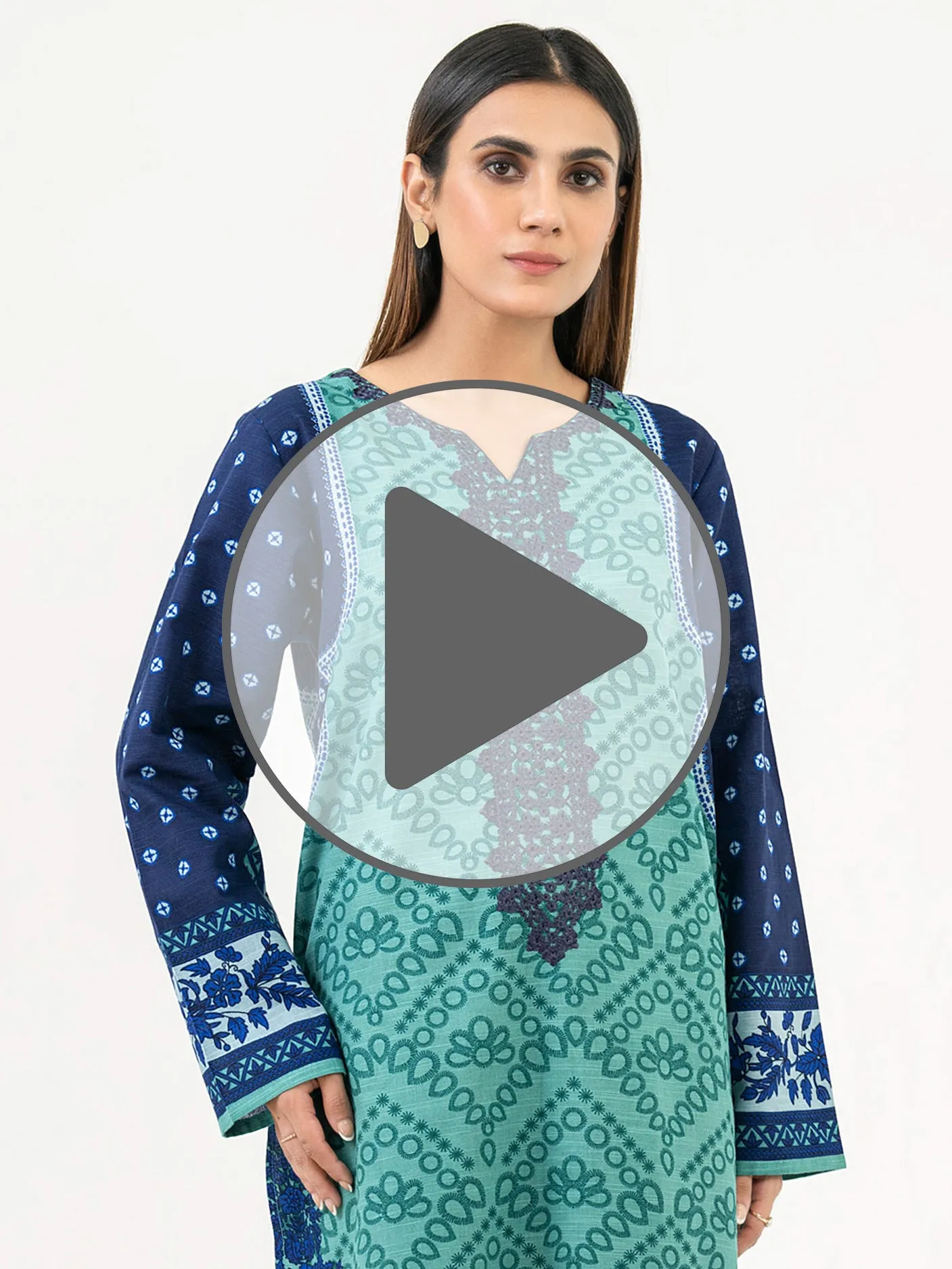 2 Piece Khaddar Suit-Embroidered(Pret)
