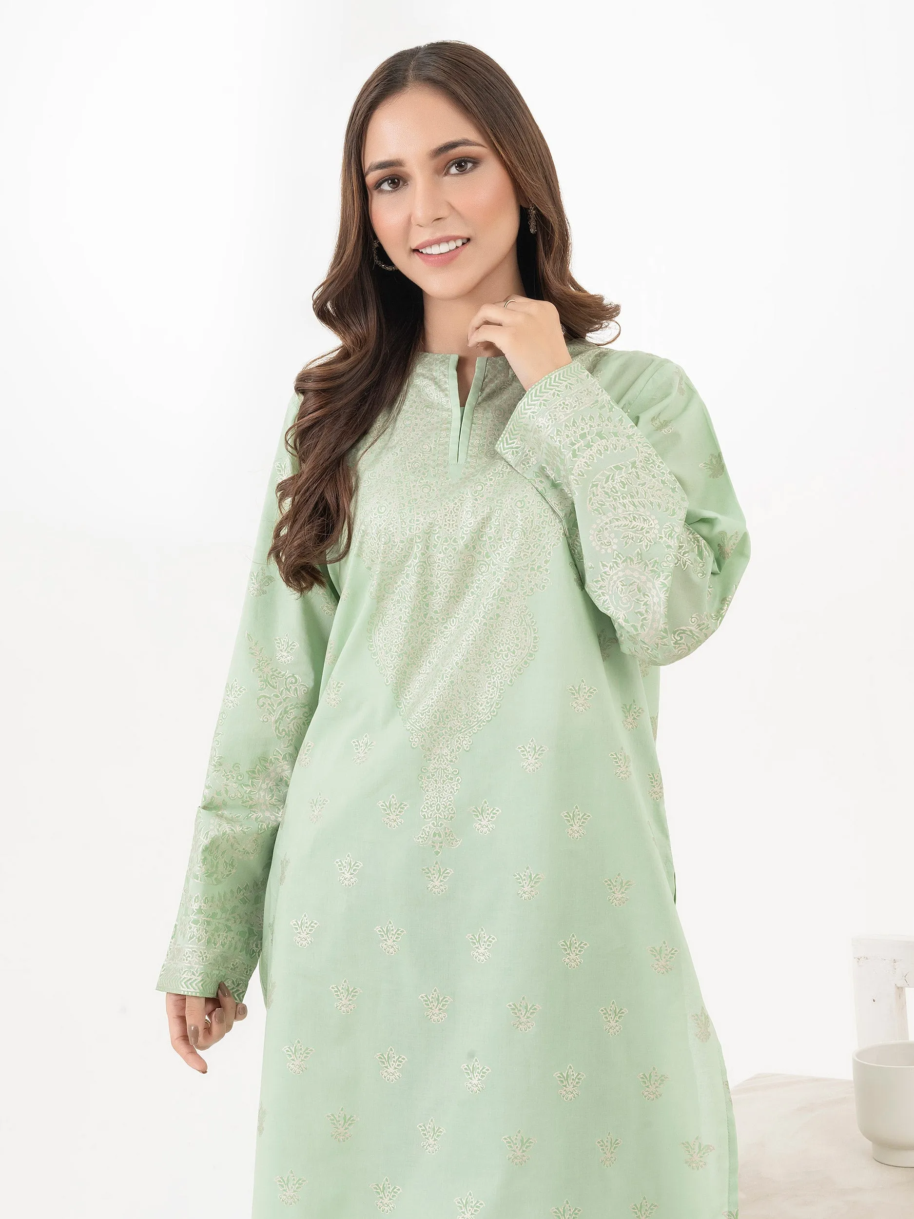 2 Piece Lawn Suit-Paste Print (Pret)