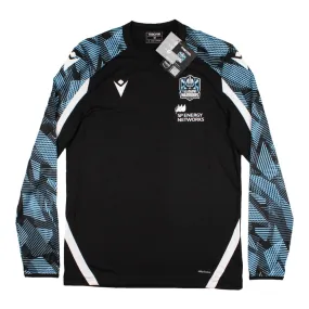2022-2023 Glasgow Warriors LS Poly Gym T-Shirt (Black)