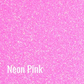 20" Neon Pink Siser Glitter Heat Transfer Vinyl (HTV)