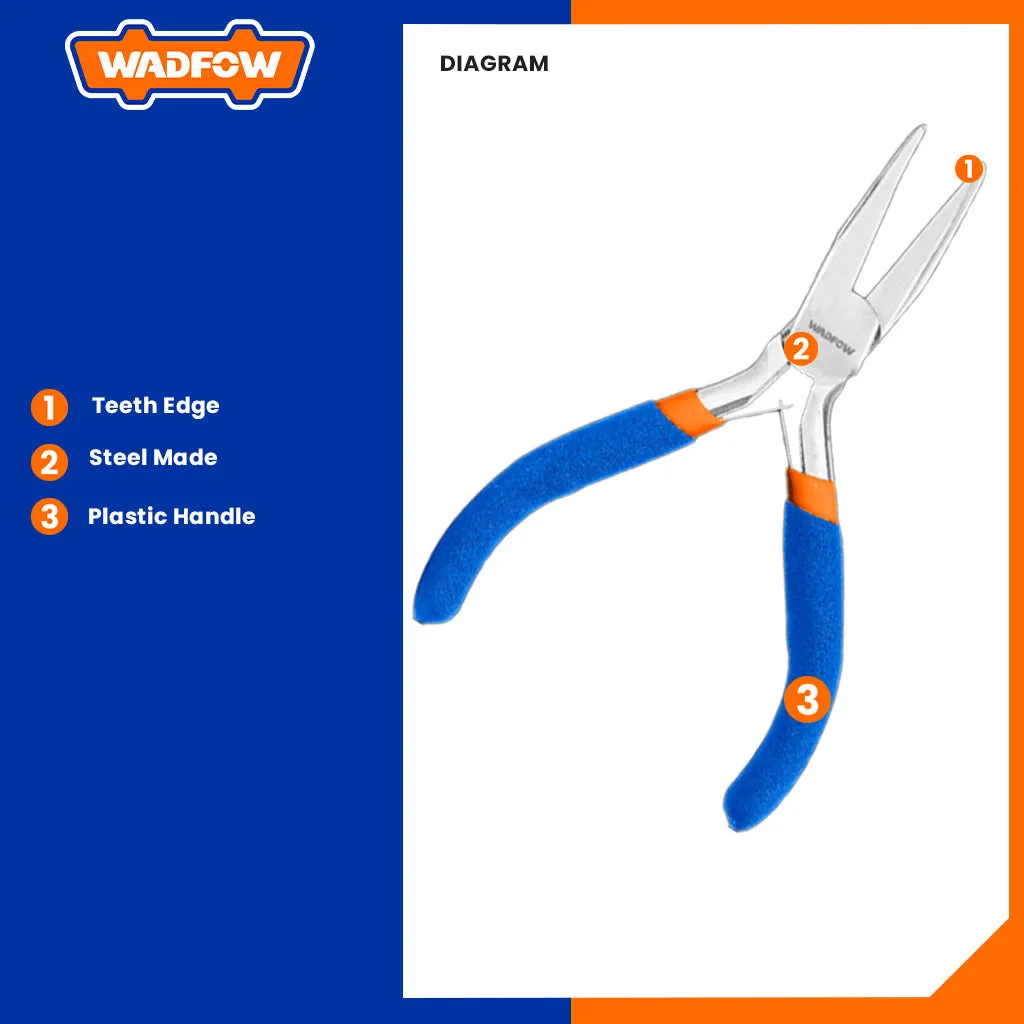 4.5"/115mm Mini Bent Nose Pliers