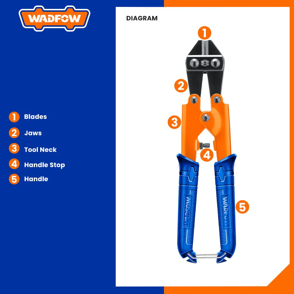 8 Inches Industrial Mini Bolt Cutter / Chain Wire Lock