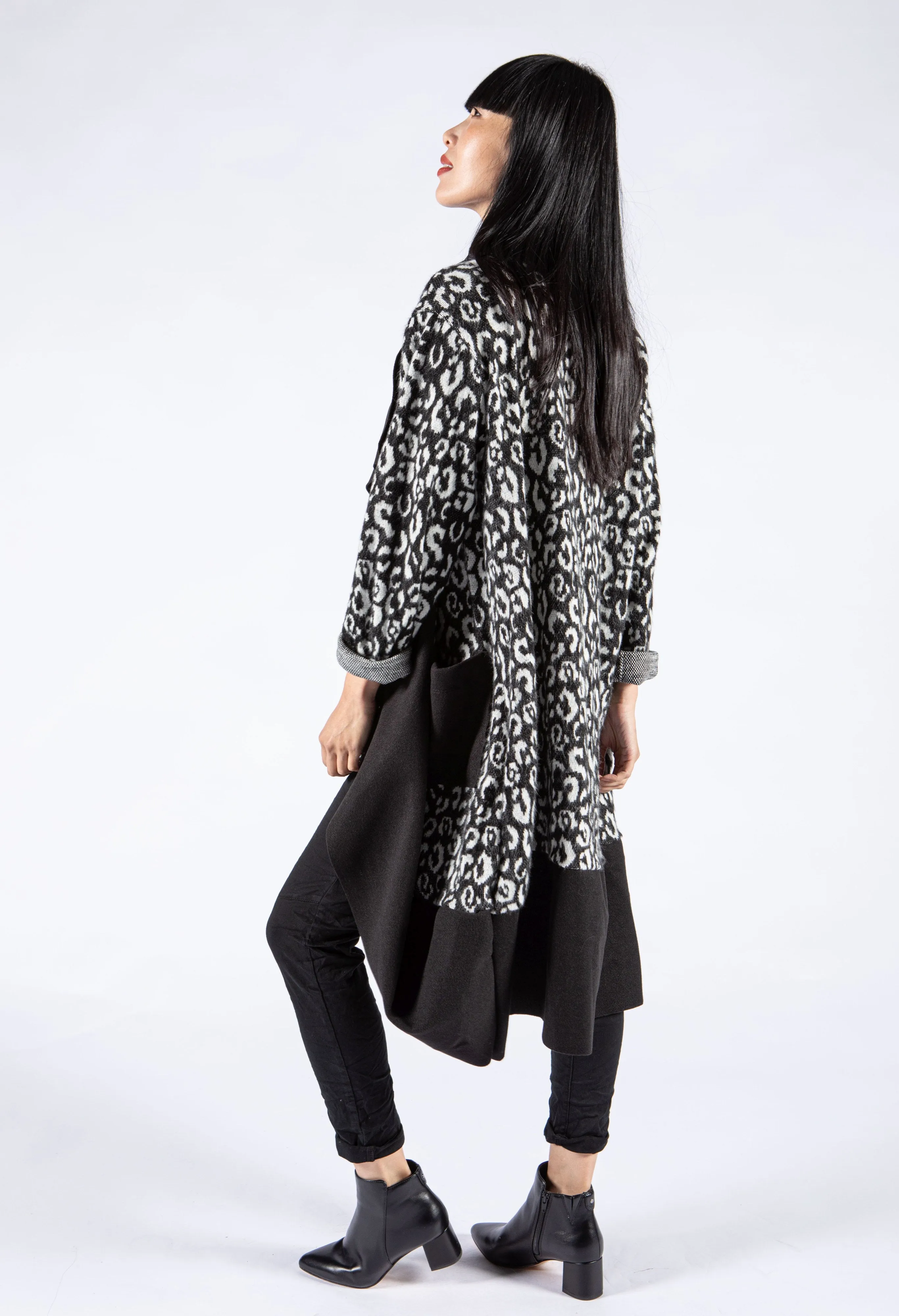 Animal Print Coatigan