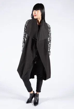 Animal Print Coatigan