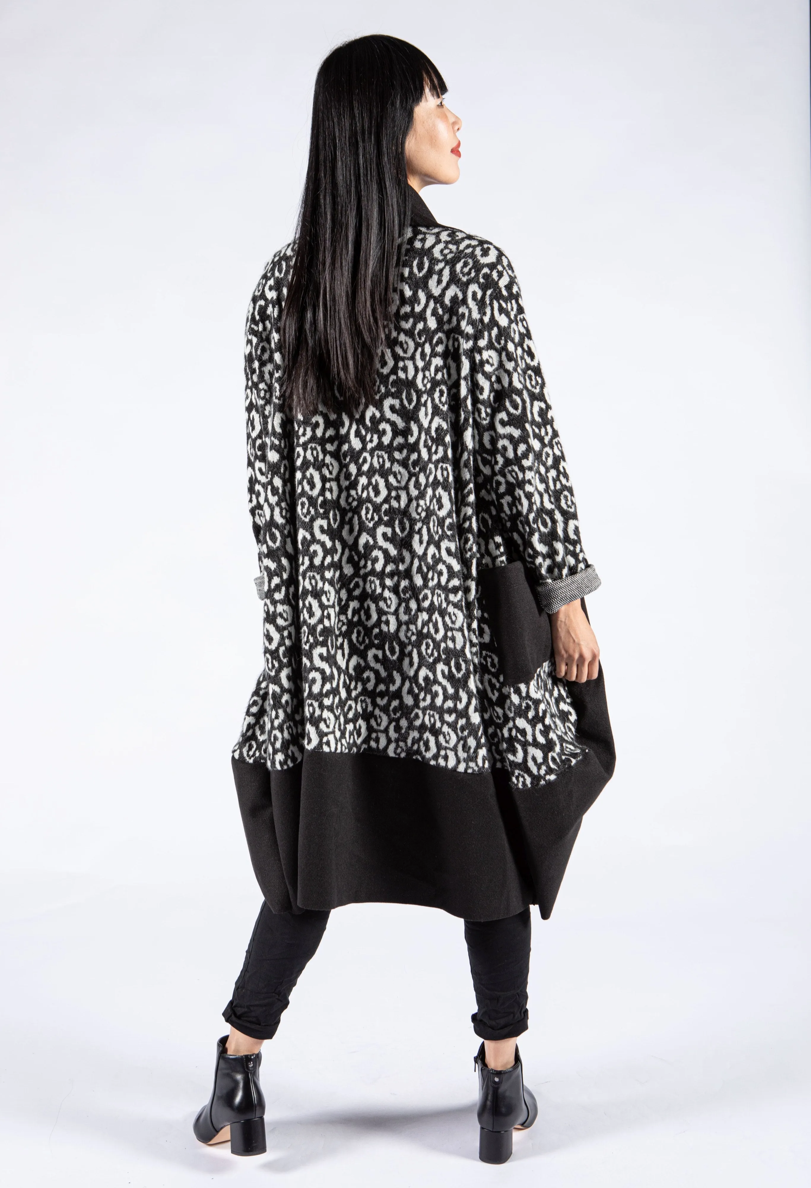 Animal Print Coatigan