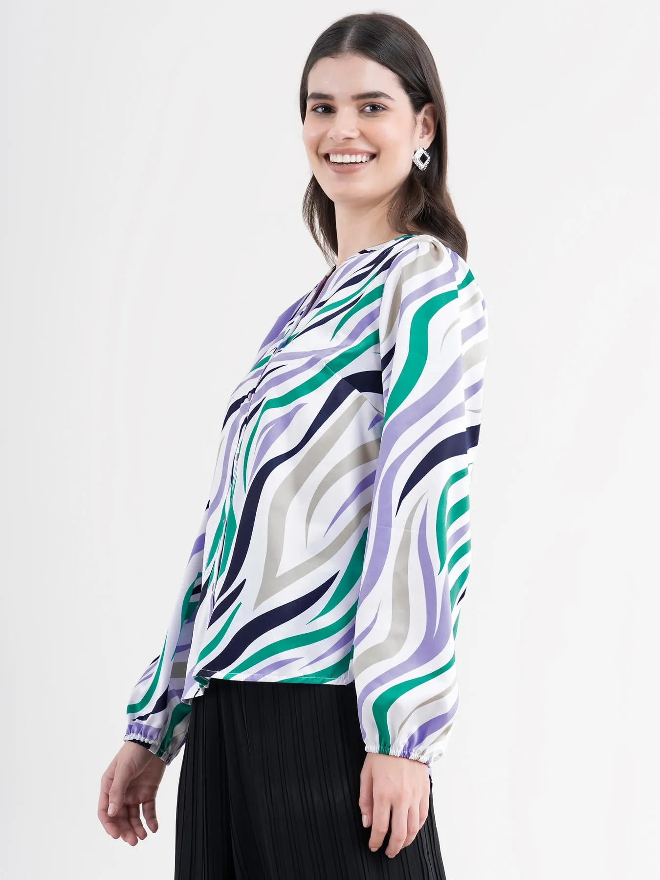 Animal Print Shirt - Multicolour