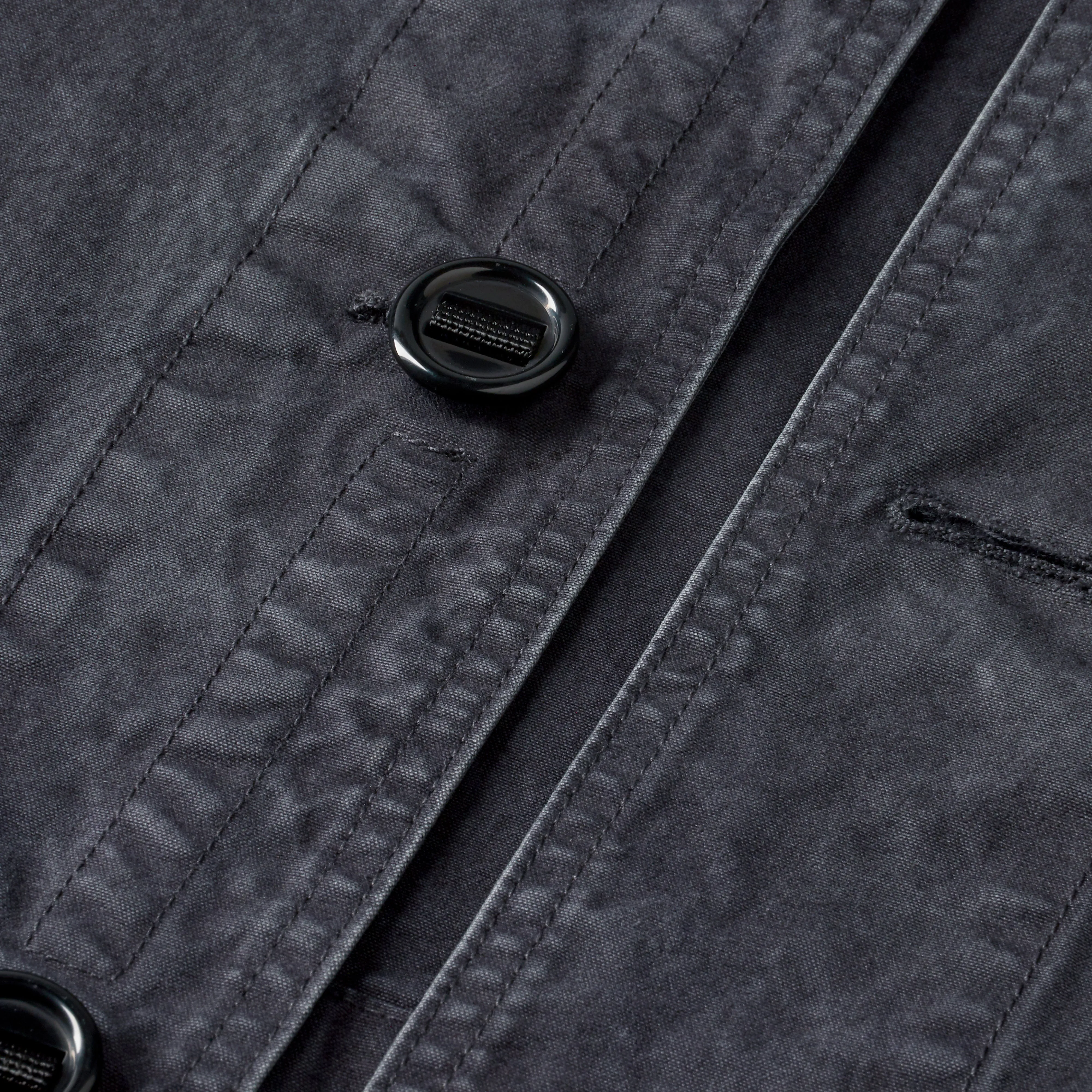 Applied Art Forms - BM1-4 Chore Jacket Washed - (Charcoal)