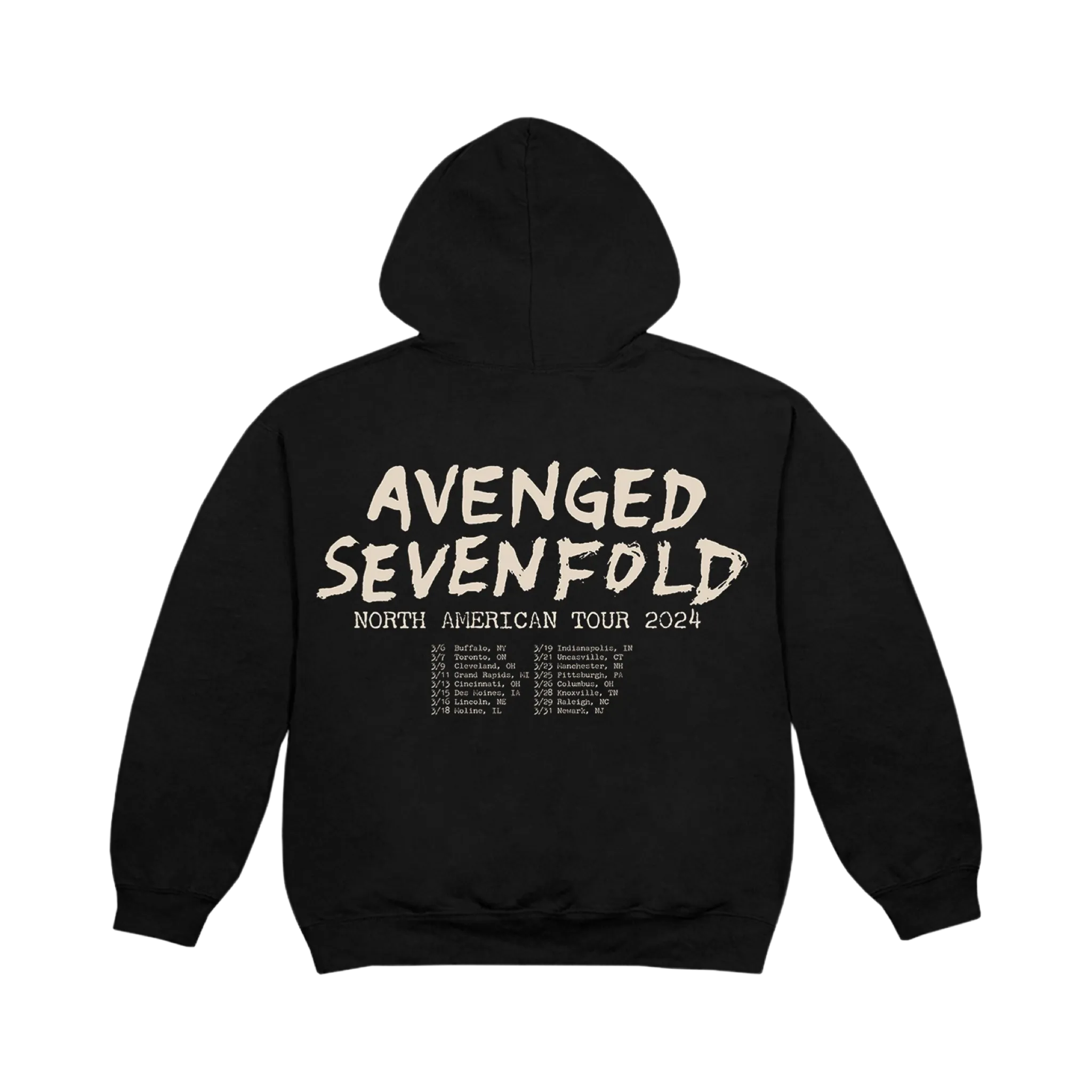 Avenged Sevenfold 2024 Tour Wesbat - Hooded Pullover
