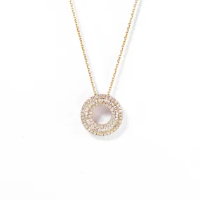 Baguette Circle of Life Pendant