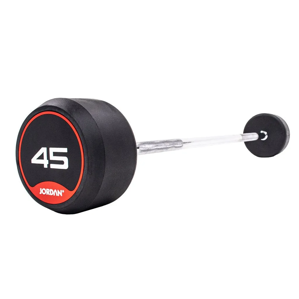 Barbells Rubber Straight - 10kg - 45kg Individual or Set