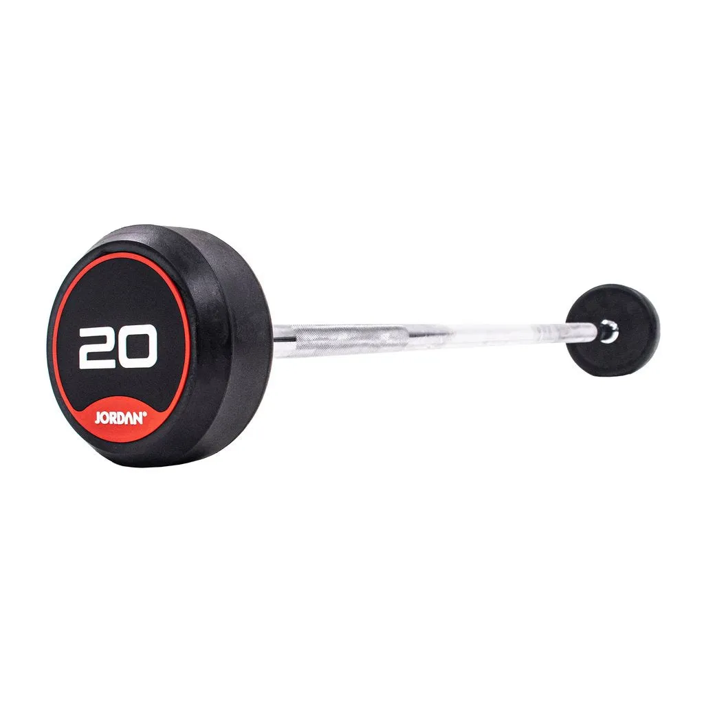 Barbells Rubber Straight - 10kg - 45kg Individual or Set