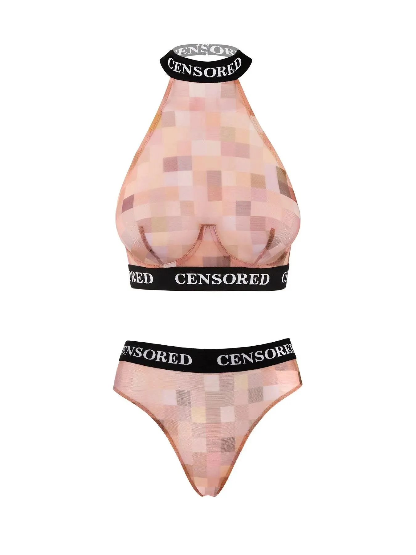 BASIC LINGERIE SET "CENSORED LOVE"