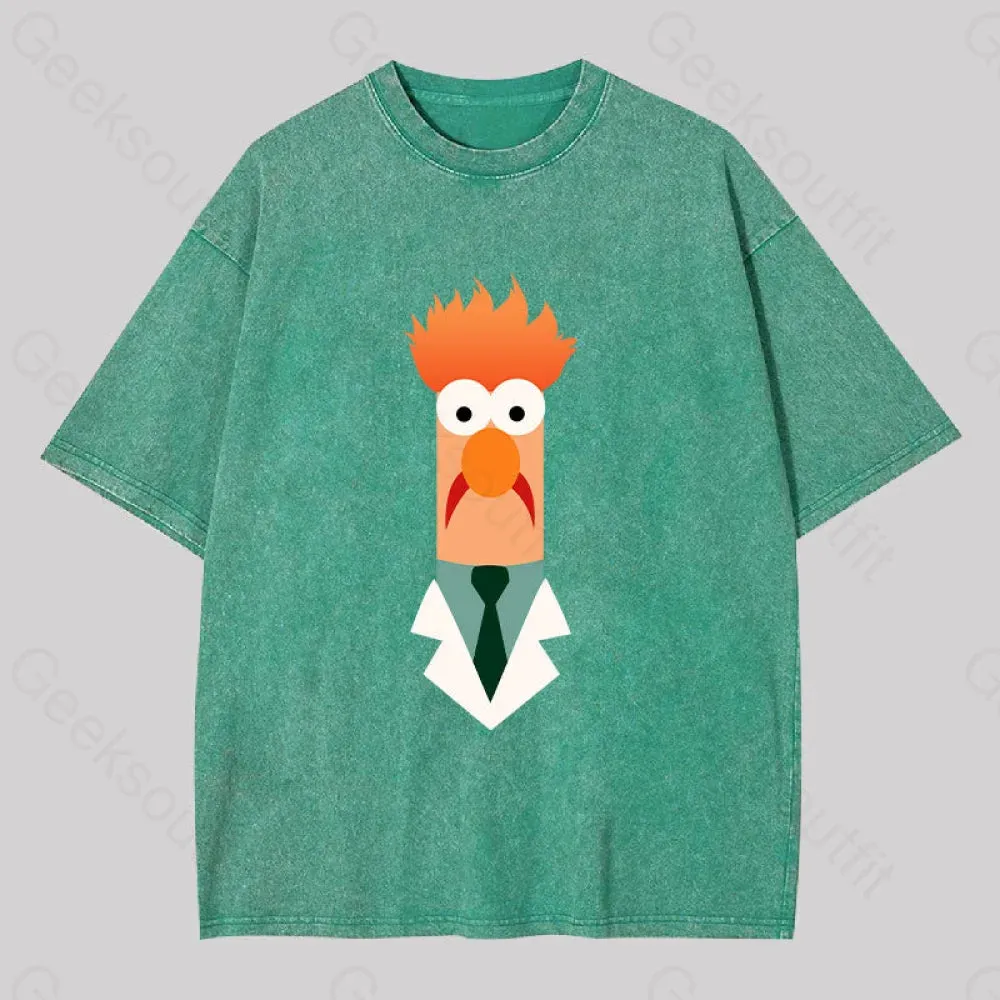 Beaker Funny Washed T-shirt