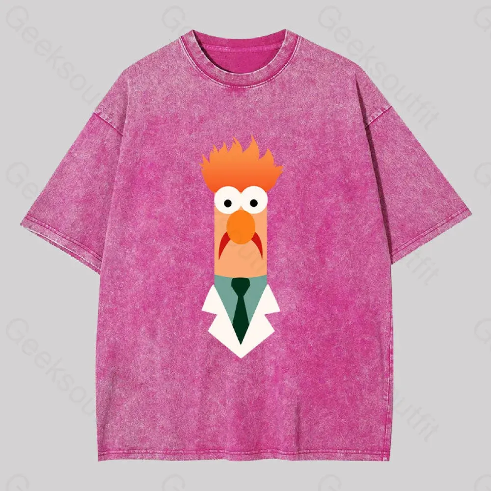 Beaker Funny Washed T-shirt