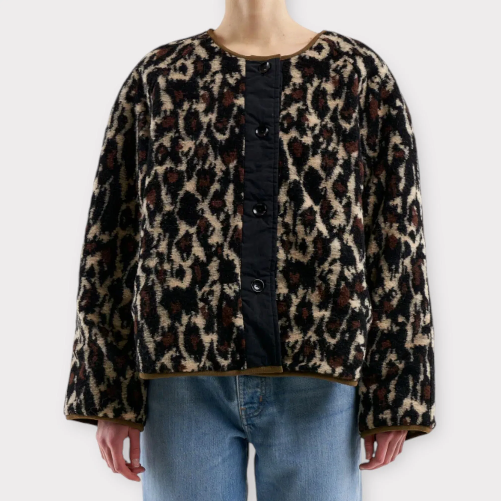 Bellerose Hari Reversible Wool Jacket Display A