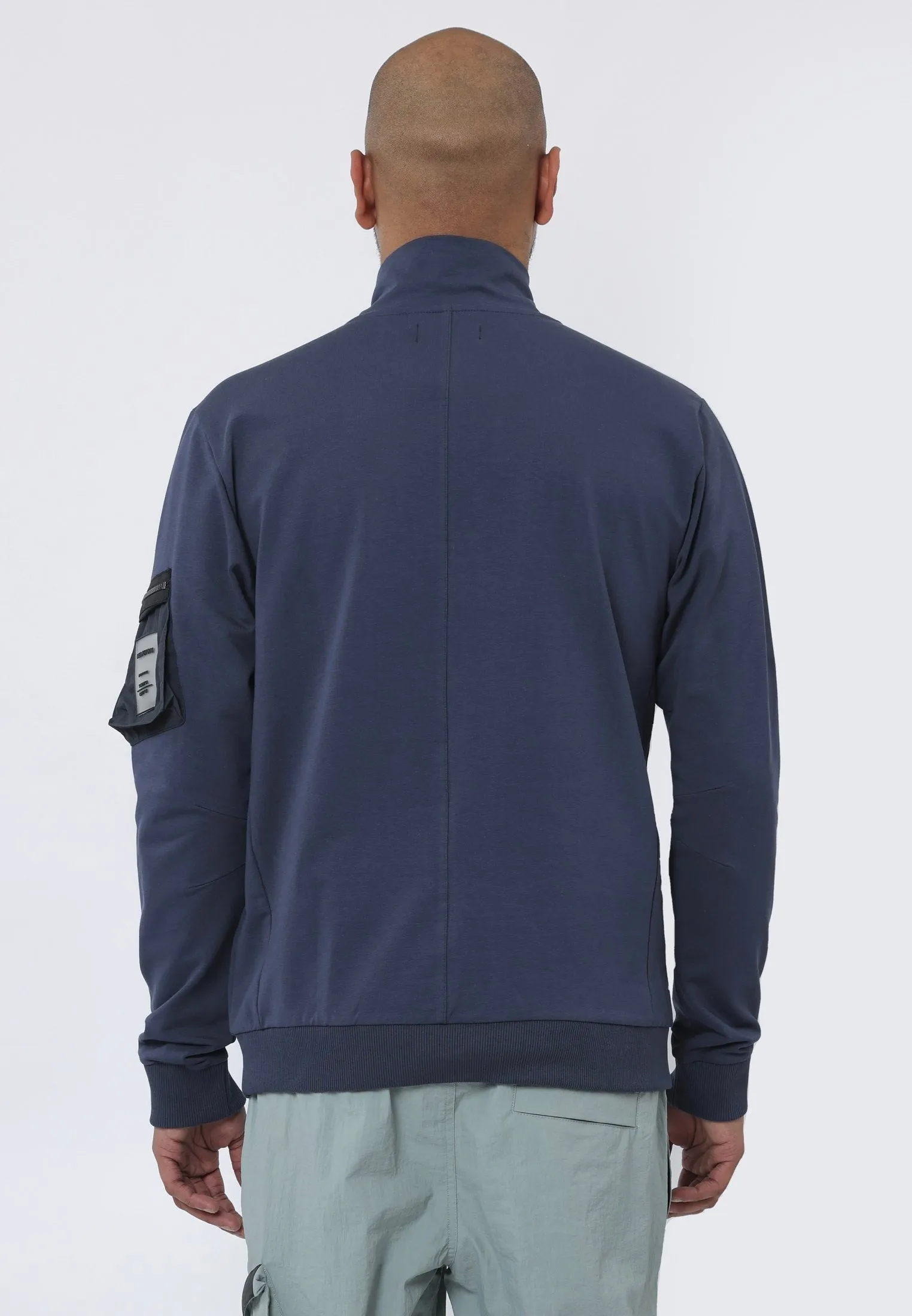 BENCH HALF ZIPS INDIGO