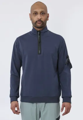 BENCH HALF ZIPS INDIGO