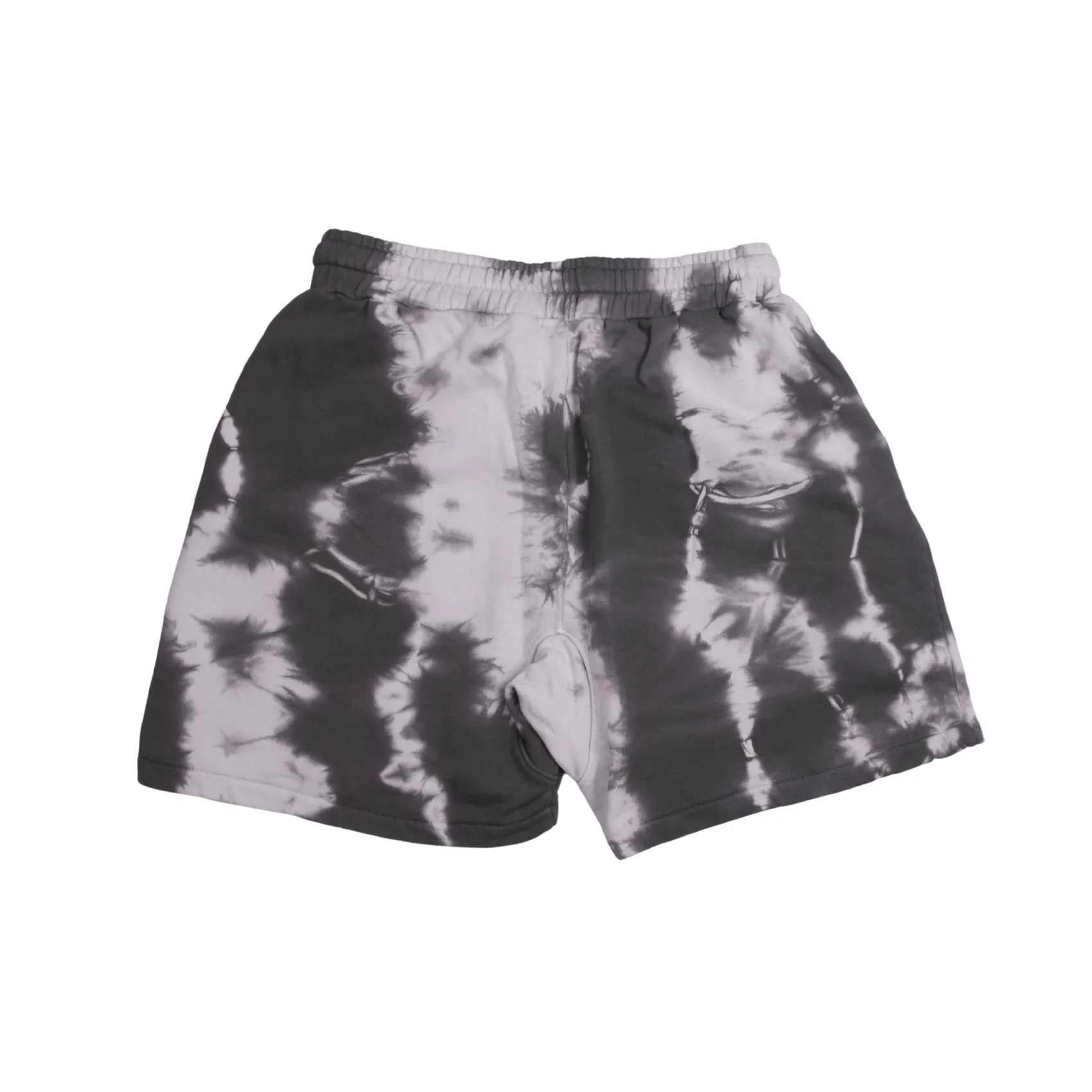 Bermuda Shorts With Tiedye Print - Stone Grey