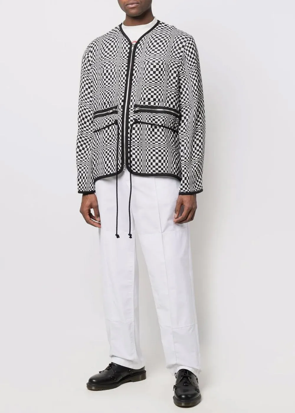 Black & White Flight Jacket