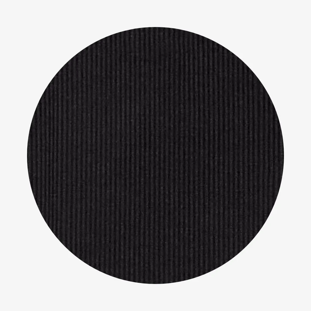 Black Ribbed Women’s Scoop Tee