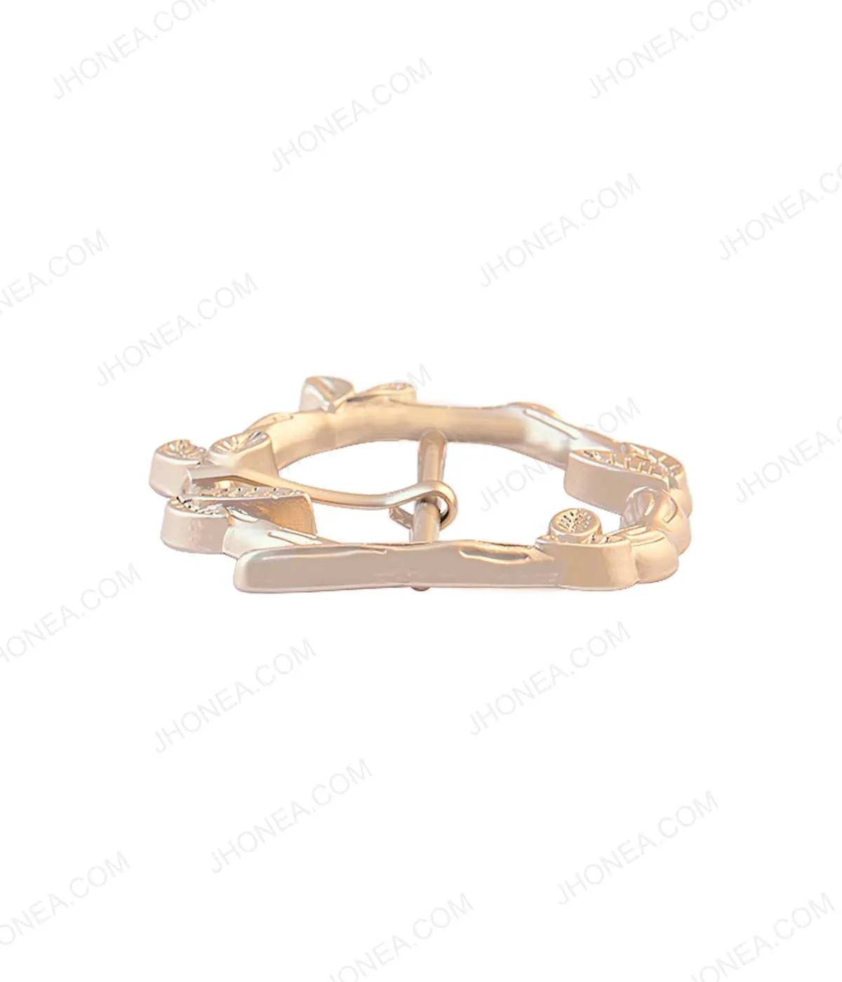 Branches & Leaves Design Designer Prong Belt Buckle