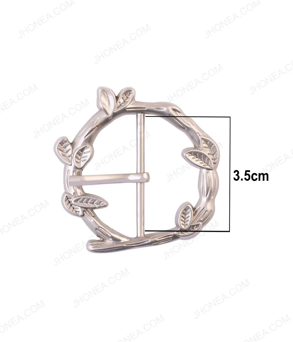 Branches & Leaves Design Designer Prong Belt Buckle