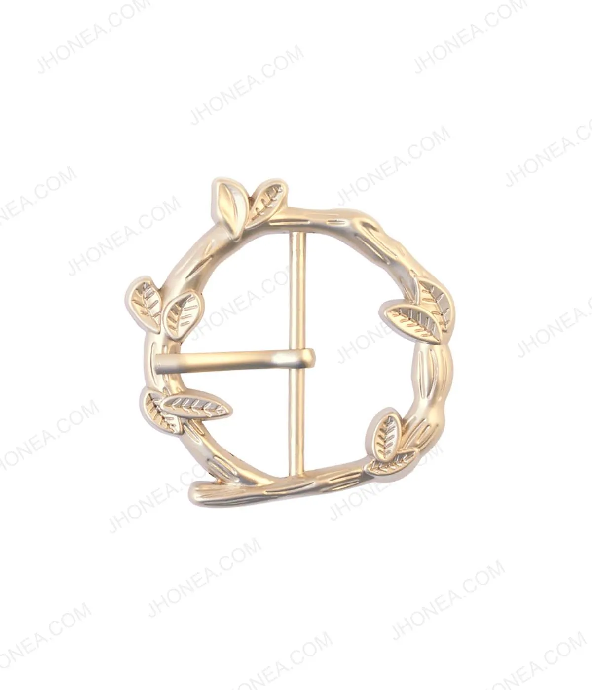 Branches & Leaves Design Designer Prong Belt Buckle