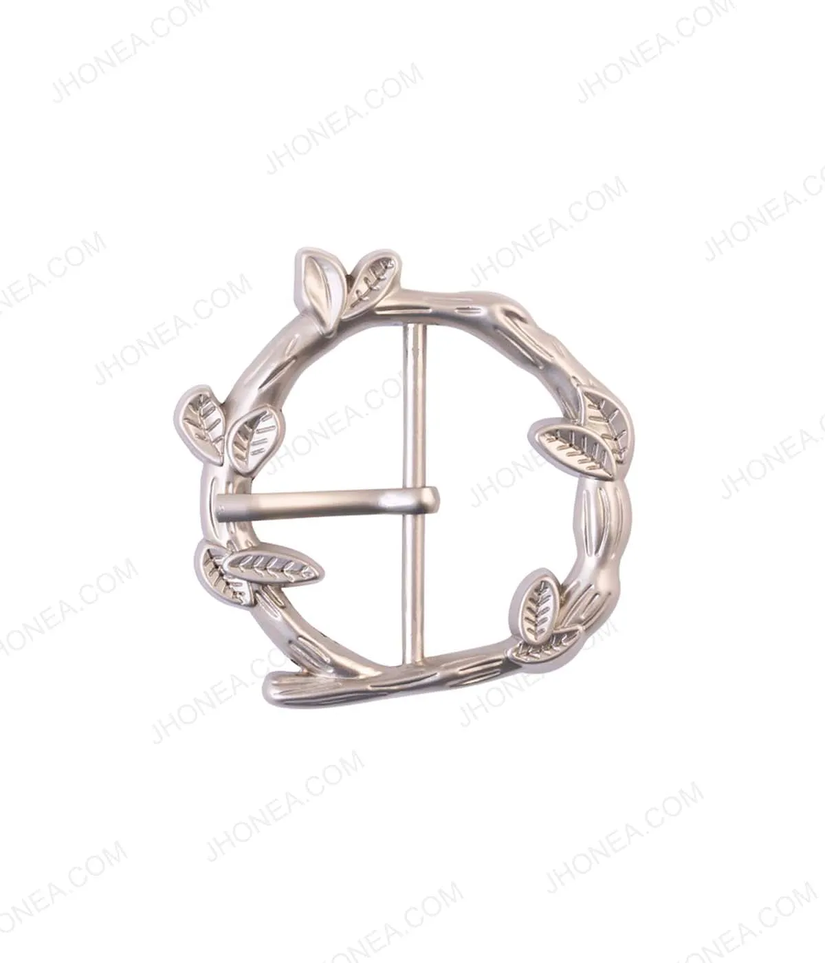 Branches & Leaves Design Designer Prong Belt Buckle