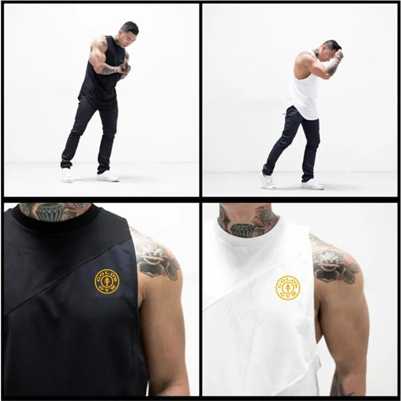 Brand Fitness Clothing Gyms singlets Men Tank Tops Mens Bodybuilding Stringers Tanktop workout golds Sporting Sleeveless T Shirt