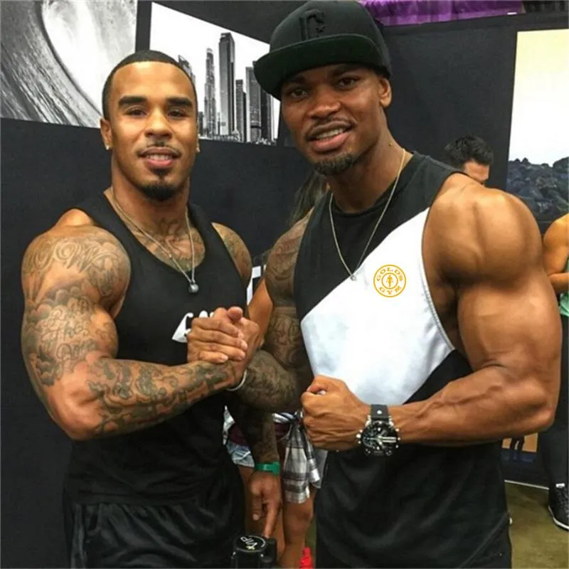 Brand Fitness Clothing Gyms singlets Men Tank Tops Mens Bodybuilding Stringers Tanktop workout golds Sporting Sleeveless T Shirt