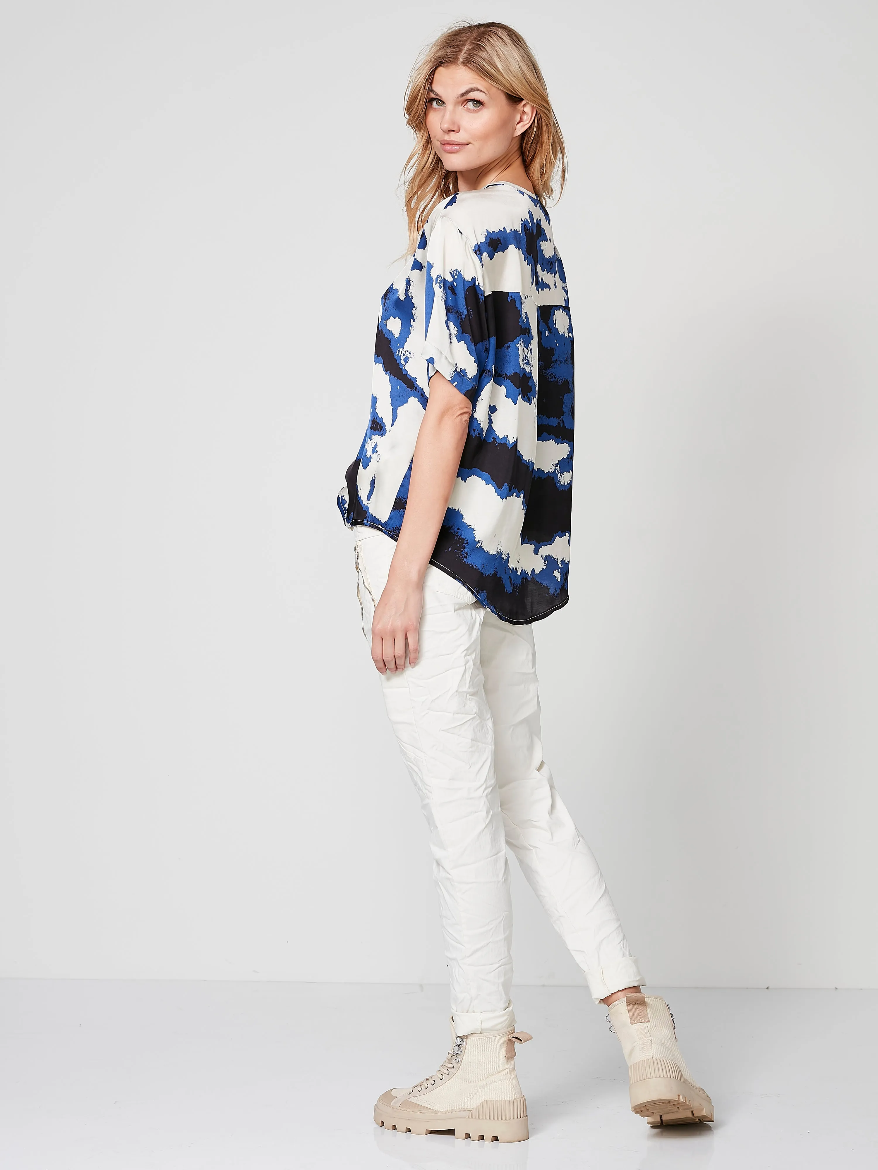 CARMEN baggy trousers - vanilla