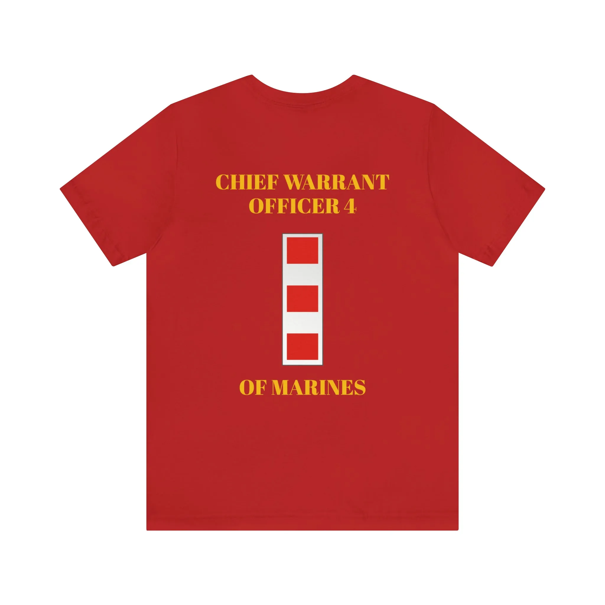 Chief Warrant Officer 4 of Marines Jersey Short Sleeve Tee