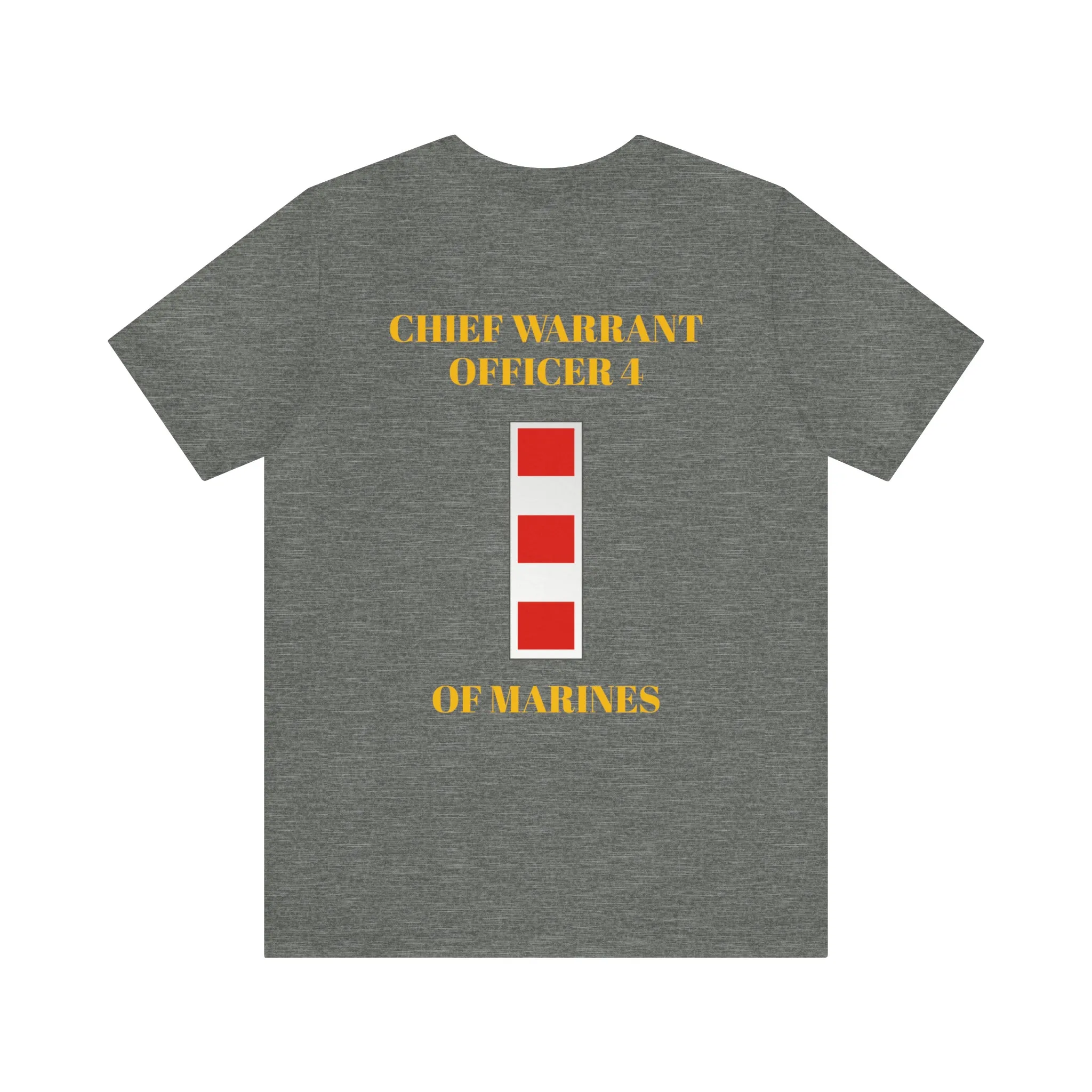 Chief Warrant Officer 4 of Marines Jersey Short Sleeve Tee