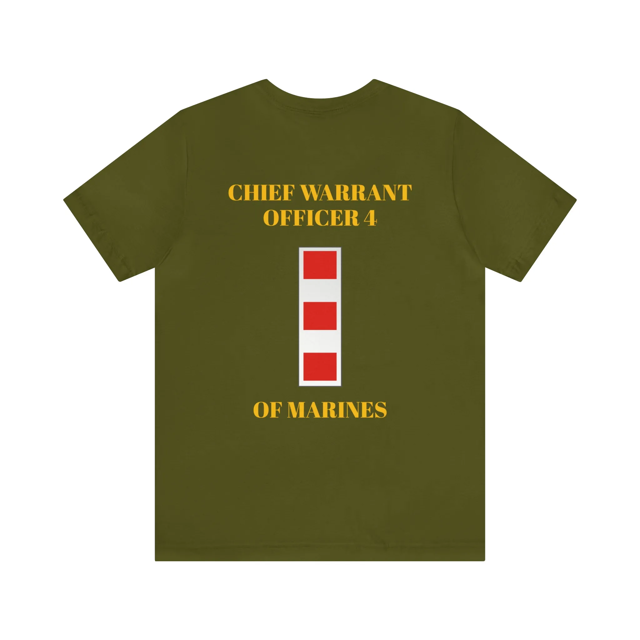 Chief Warrant Officer 4 of Marines Jersey Short Sleeve Tee
