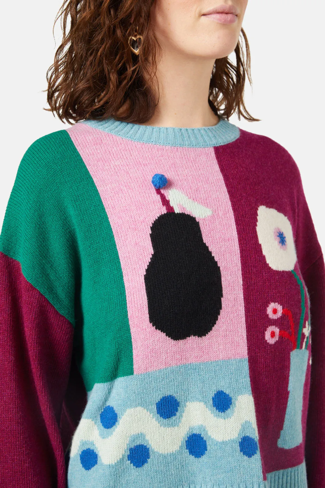 Collage Notes Jumper