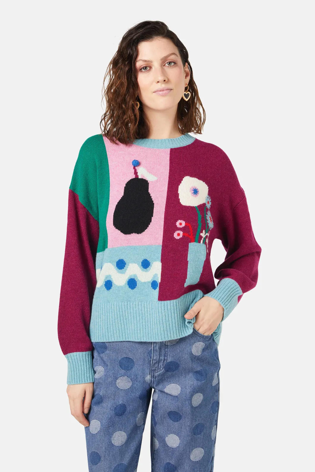 Collage Notes Jumper