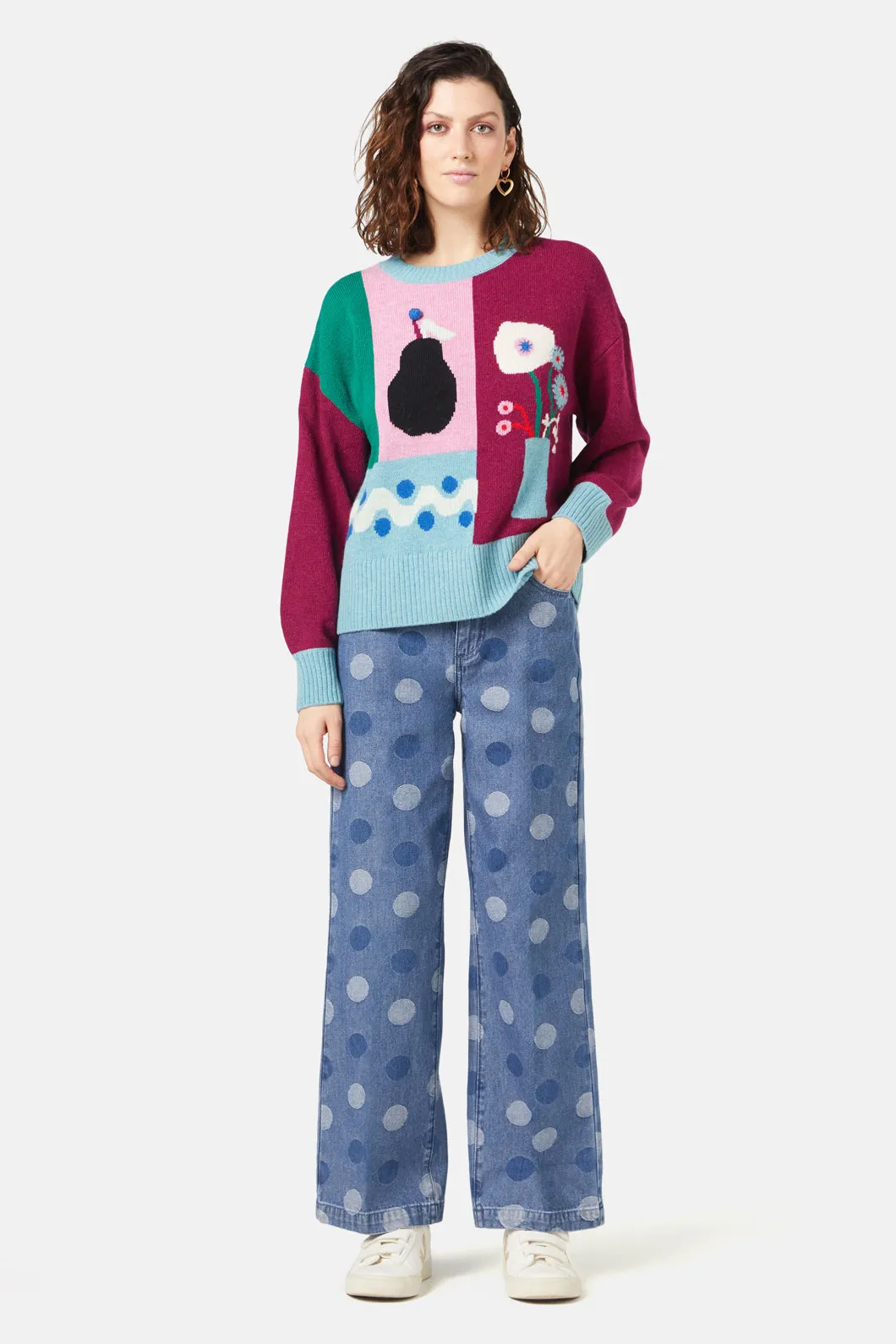 Collage Notes Jumper