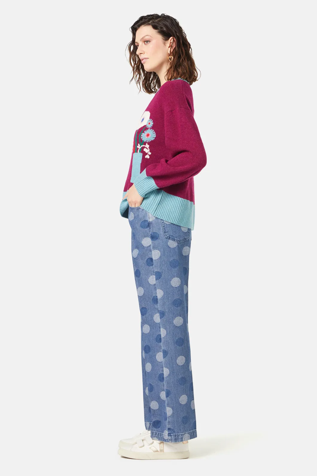 Collage Notes Jumper