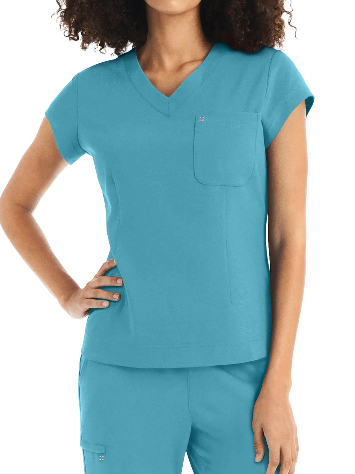 Crft - Women's 1-Pocket V-Neck Top