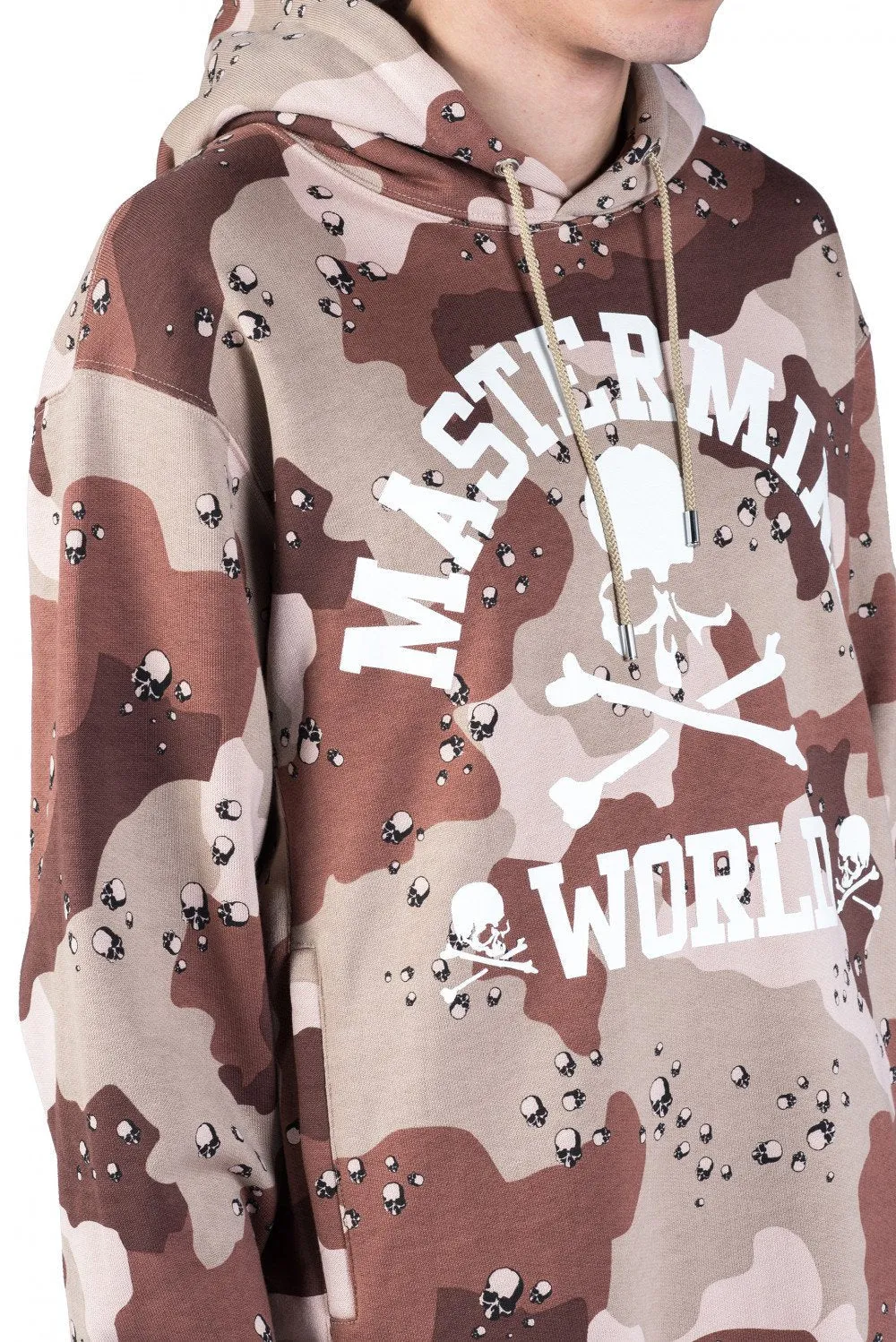 Desert Camo Logo Print Hoodie