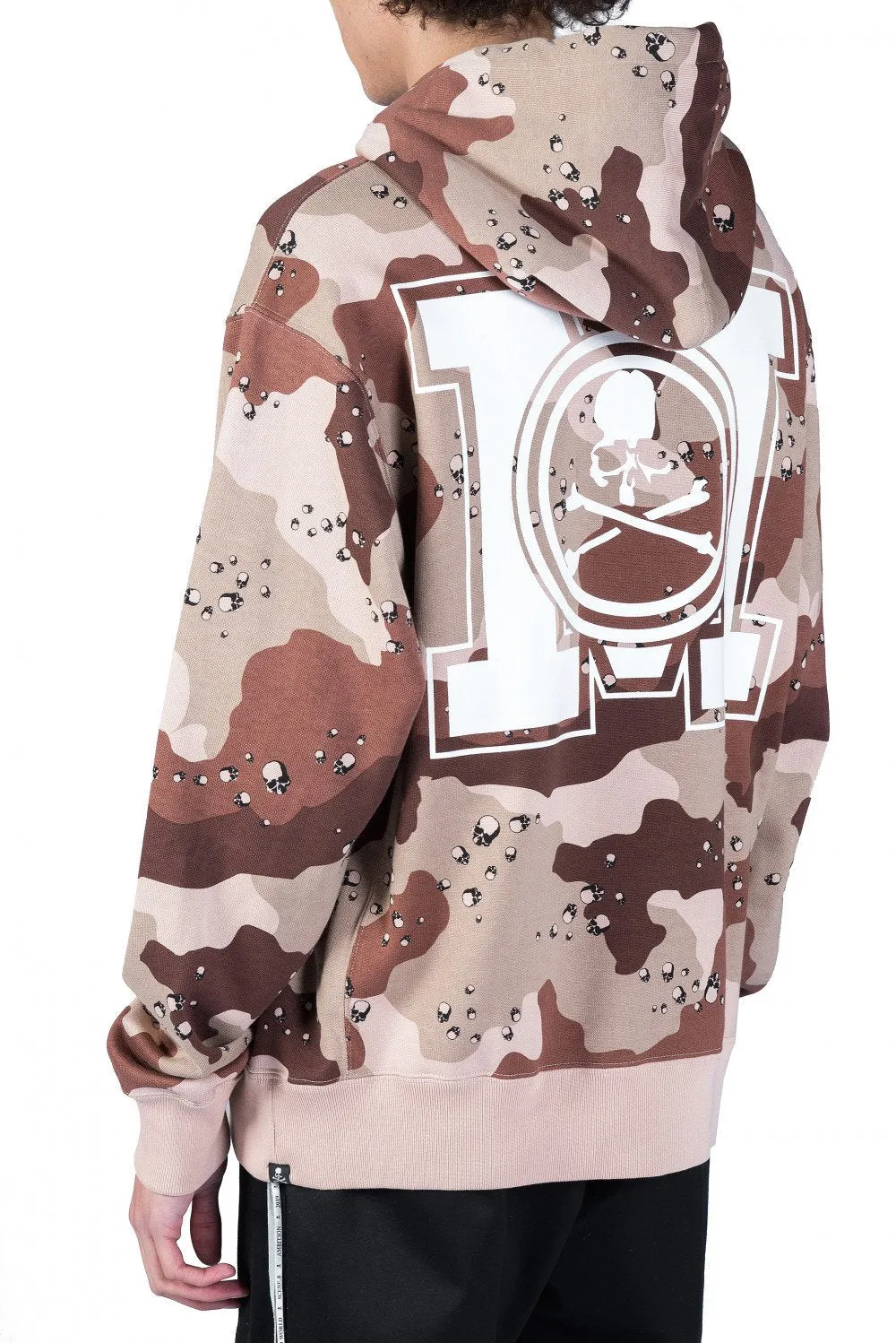 Desert Camo Logo Print Hoodie