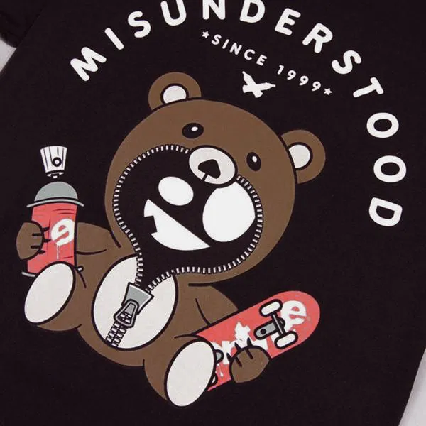 Entree LS Classic Misunderstood Teddy Black Tee